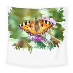 Butterfly T- Shirt Butterfly T- Shirt Square Tapestry (large)