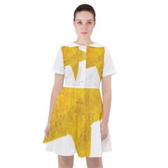 Gold Star T- Shirt Watercolor Gold Star T- Shirt Sailor Dress by ZUXUMI