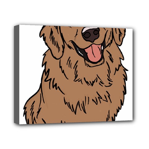 Golden Retriever T- Shirt A Golden Retriever T- Shirt Canvas 10  X 8  (stretched)