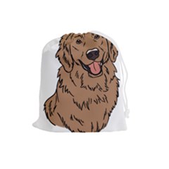 Golden Retriever T- Shirt A Golden Retriever T- Shirt Drawstring Pouch (large)