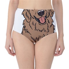 Golden Retriever T- Shirt A Golden Retriever T- Shirt Classic High-waist Bikini Bottoms