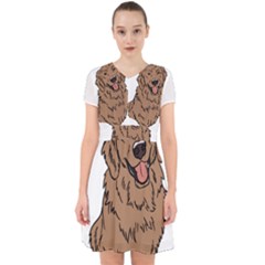 Golden Retriever T- Shirt A Golden Retriever T- Shirt Adorable In Chiffon Dress