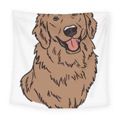 Golden Retriever T- Shirt A Golden Retriever T- Shirt Square Tapestry (large)