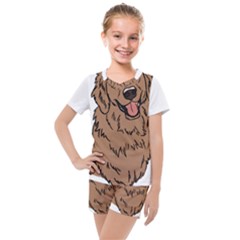 Golden Retriever T- Shirt A Golden Retriever T- Shirt Kids  Mesh T-shirt And Shorts Set