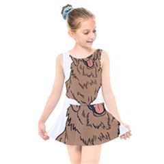 Golden Retriever T- Shirt A Golden Retriever T- Shirt Kids  Skater Dress Swimsuit