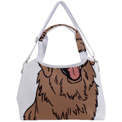 Golden Retriever T- Shirt A Golden Retriever T- Shirt Double Compartment Shoulder Bag