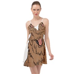 Golden Retriever T- Shirt A Golden Retriever T- Shirt Summer Time Chiffon Dress