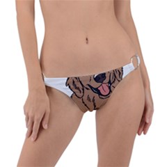 Golden Retriever T- Shirt A Golden Retriever T- Shirt Ring Detail Bikini Bottoms