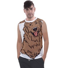 Golden Retriever T- Shirt A Golden Retriever T- Shirt Men s Regular Tank Top