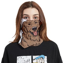 Golden Retriever T- Shirt A Golden Retriever T- Shirt Face Covering Bandana (two Sides)