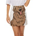 Golden Retriever T- Shirt A Golden Retriever T- Shirt Mini Front Wrap Skirt View1