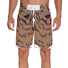 Golden Retriever T- Shirt A Golden Retriever T- Shirt Men s Beach Shorts