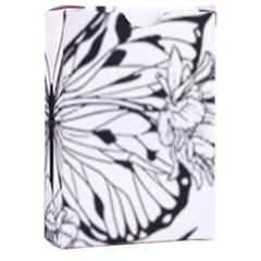 Butterfly T- Shirt Moon Butterfly T- Shirt Playing Cards Single Design (rectangle) With Custom Box