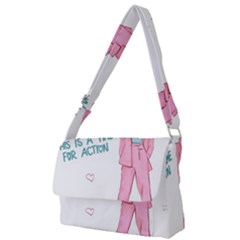 Girl Full Print Messenger Bag (l) by SychEva