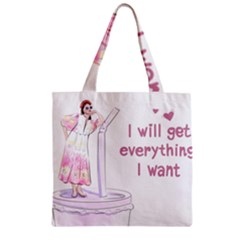 I Will Get Everything I Want Zipper Grocery Tote Bag by SychEva