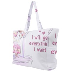 I Will Get Everything I Want Simple Shoulder Bag by SychEva