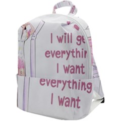 I Will Get Everything I Want Zip Up Backpack by SychEva