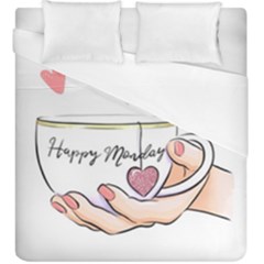 Happy Monday Duvet Cover (king Size) by SychEva