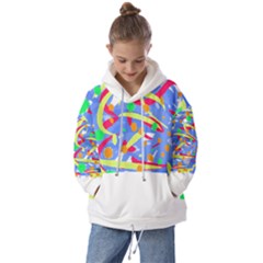 Abstact Pattern T- Shirt Abstact Pattern T- Shirt Kids  Oversized Hoodie by EnriqueJohnson