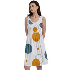 Abstract Circle Pastel Pattern T- Shirt Abstract Circle Pastel Pattern T- Shirt Classic Skater Dress