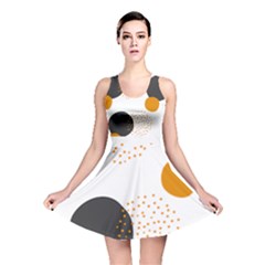 Abstract Circle Pattern T- Shirt Abstract Circle Pattern 3 Reversible Skater Dress by EnriqueJohnson