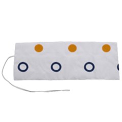 Abstract Dots And Circle Pattern T- Shirt Abstract Dots And Circle Pattern T- Shirt Roll Up Canvas Pencil Holder (s) by EnriqueJohnson