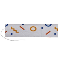 Abstract Dots And Line Pattern T- Shirt Abstract Dots And Line Pattern 4 Roll Up Canvas Pencil Holder (l) by EnriqueJohnson