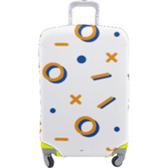 Abstract Dots And Line Pattern T- Shirt Abstract Dots And Line Pattern T- Shirt Luggage Cover (large) by EnriqueJohnson