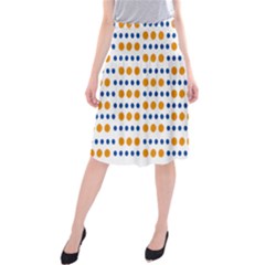 Abstract Dots Pattern T- Shirt Abstract Dots Pattern T- Shirt Midi Beach Skirt by EnriqueJohnson