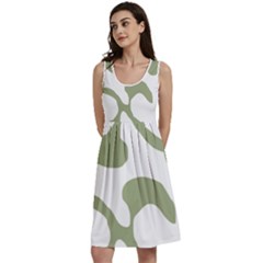 Abstract Pattern Green Swirl T- Shirt Abstract Pattern Green Swirl T- Shirt Classic Skater Dress