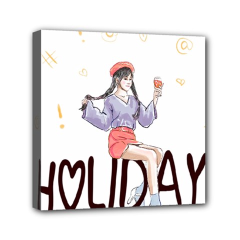 Holiday Mini Canvas 6  X 6  (stretched)