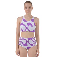 Abstract Pattern Purple Swirl T- Shirt Abstract Pattern Purple Swirl T- Shirt Racer Back Bikini Set by EnriqueJohnson