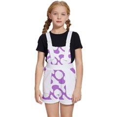 Abstract Pattern Purple Swirl T- Shirt Abstract Pattern Purple Swirl T- Shirt Kids  Short Overalls by EnriqueJohnson