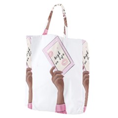 Hand 2 Giant Grocery Tote by SychEva