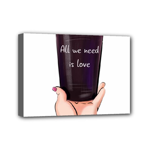 All You Need Is Love 2 Mini Canvas 7  X 5  (stretched) by SychEva