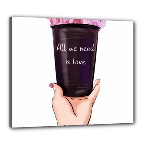 All You Need Is Love 2 Canvas 24  X 20  (stretched) by SychEva