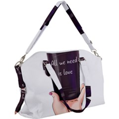 All You Need Is Love 2 Canvas Crossbody Bag by SychEva