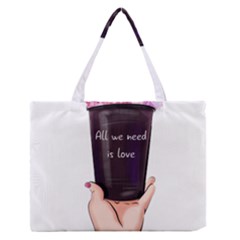 All You Need Is Love 2 Zipper Medium Tote Bag by SychEva