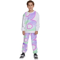 Abstract T- Shirt Cool Abstract Pattern Design 2 Kids  Sweatshirt Set by EnriqueJohnson