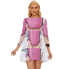 1 Long Sleeve Babydoll Dress by SychEva