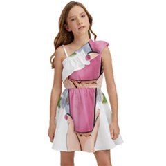 1 Kids  One Shoulder Party Dress by SychEva