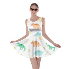 Animals Dinosaurs T-rex Pattern Skater Dress by Pakjumat