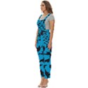 Dolphin Silhouette Pattern Women s Pinafore Overalls Jumpsuit View2