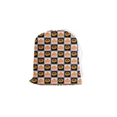 Lantern Chess Halloween Drawstring Pouch (small) by Pakjumat