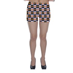 Lantern Chess Halloween Skinny Shorts