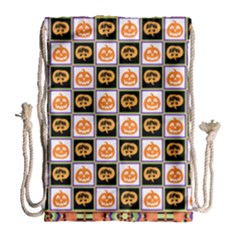 Lantern Chess Halloween Drawstring Bag (large)