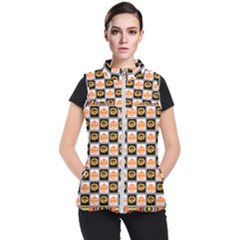 Lantern Chess Halloween Women s Puffer Vest