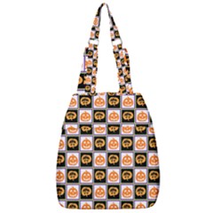 Lantern Chess Halloween Center Zip Backpack