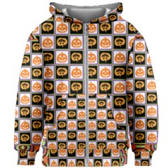 Lantern Chess Halloween Kids  Zipper Hoodie Without Drawstring