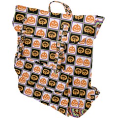 Lantern Chess Halloween Buckle Up Backpack